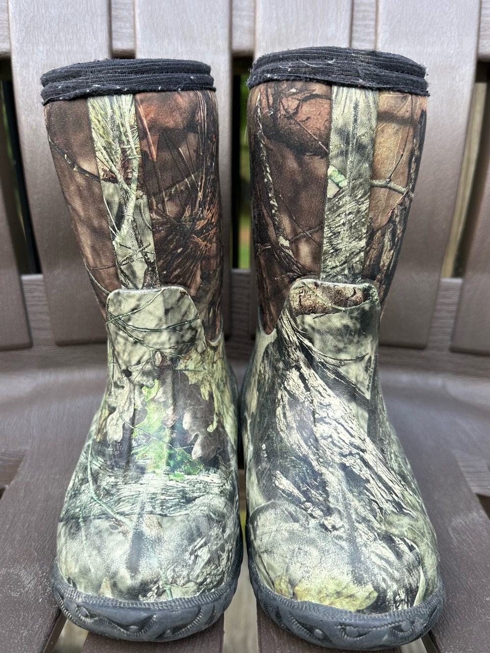 BOG Camo Waterproof Kids Winter Boots - Mossy Oak-Size 8